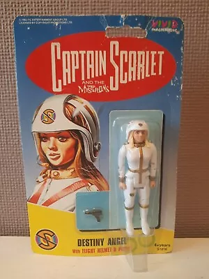 Buy A Vintage 1993 Destiny Angel Captain Scarlet Series New Carded Vivid 3.5  Figure • 25£