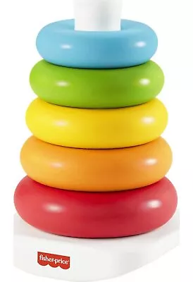 Buy Fisher-Price Rock-a-Stack Baby Toy, Classic Roly-Poly Ring Stacking  (US IMPORT) • 20.79£
