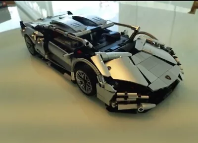 Buy ✅ Gray New Sealed Technic Lamborghini Car Model Race Car Building Block Set ✅ • 36£