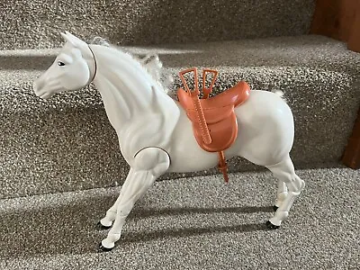 Buy RETRO 1983 80s Vintage BARBIE ARTICULATED HORSE WITH SADDLE • 10£