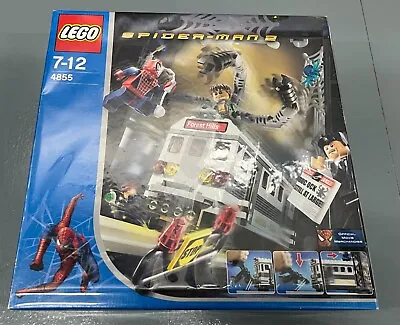 Buy LEGO Spider-Man Spider-Man's Train Rescue (4855) Rare Retired Free Postage! • 349.99£