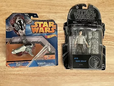 Buy 2 X Star Wars Figures - Hot Wheels And The Black Series  • 4.99£