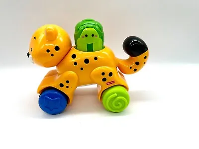 Buy FISHER-PRICE Cheetah TOY Vintage 1990s Amazing Animals PRESS GO Toddlers Babies • 7.95£
