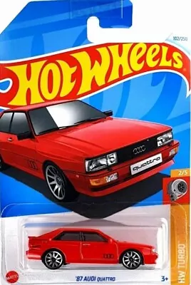 Buy Hot Wheels 2024 '87 Audi Quattro Free Boxed Shipping  • 9.99£