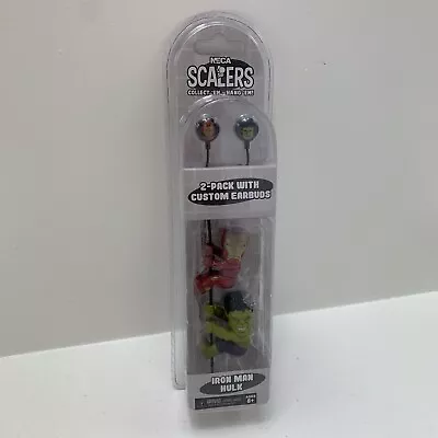 Buy HULK And IRON MAN Scalers Double Pack With Headphones Avengers • 15£