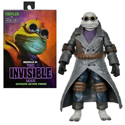 Buy Donatello As The Invisible Man Teenage Mutant Ninja Turtles Action Figure NECA • 75.66£