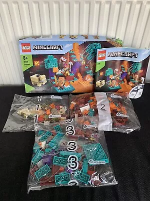 Buy LEGO Minecraft: The Warped Forest (21168) - Box Opened But All Bags Brand New! • 20.90£