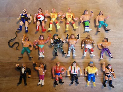 Buy WWF Wrestling Figures Collection Of Hasbro, Hulk Hogan, Brutus Beefcak, Etc... • 168.10£