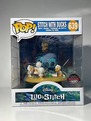 Buy Funko Pop! Disney Animation Lilo & Stitch Stitch With Ducks Special Edition #639 • 61.99£
