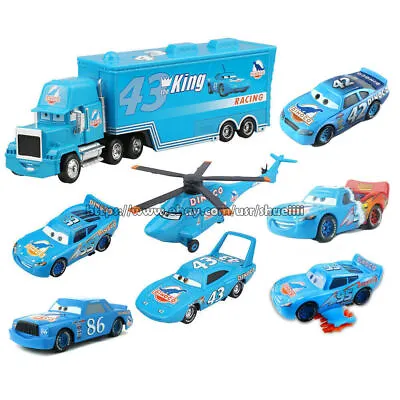 Buy Disney Pixar Cars Lot Dinoco Series King Lightning McQueen 1:55 Diecast Toy Cars • 7.19£