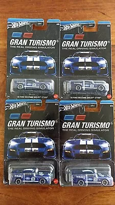 Buy Lot Of 4 Hot Wheels Gran Turismo ‘20 Ford Mustang Shelby GT500 4/5 • 26.40£