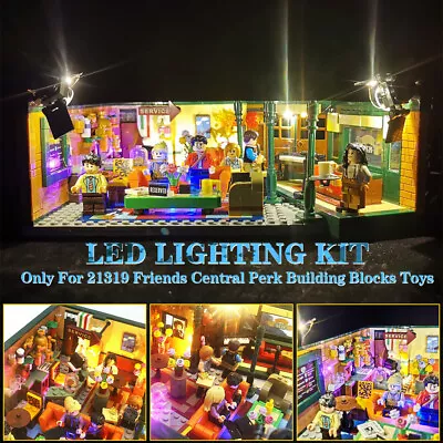Buy DIY LED Light Lighting Kit ONLY For LEGO 21319 Friends Central Perk Bricks Toys • 11.39£