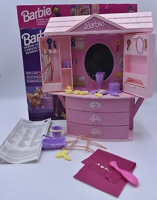 Buy 1991 Mattel Barbie Horse Grooming Center Equestrian Hairdresser Made In Italy #1387 • 154.27£