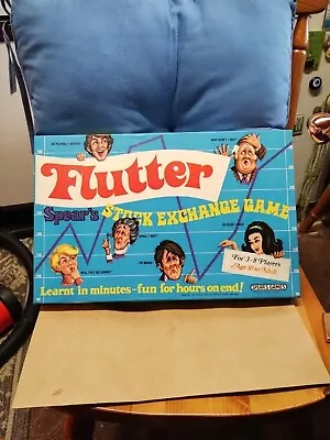 Buy FLUTTER The Stock Exchange Game By Spears Games 1971 Vintage Good Condition • 4£