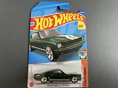 Buy Hot Wheels ‘65 Ford Mustang 2+2 Fastback HW Muscle Mania 2023 Series BRAND NEW • 8.99£