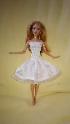 Buy Barbie Cutie Dolls Dress Wedding Dress Princess Ball Gown Wedding Dress K#B • 4.28£