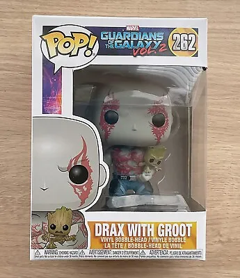 Buy Funko Pop Guardians Of The Galaxy Vol 2 Drax With Groot #262 + Free Protector • 49.99£