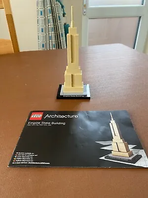 Buy LEGO Architecture Empire State Building (21002) 100% Complete With Manual • 25£