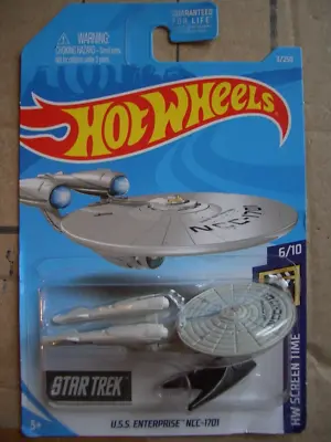 Buy Hot Wheels Very Rare Star Trek U.s.s Enterprise Long Card Variant Mint. • 1.20£