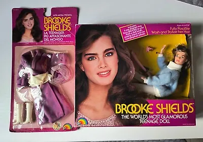 Buy Vintage 80's Barbie Brooke Shields & Original Ljn Outfit • 123.56£