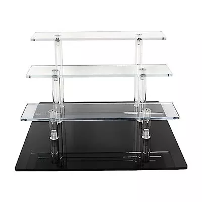 Buy Acrylic Riser Display Shelf For Amiibo Funko POP Figures,Cupcake Stand Storag... • 27.79£