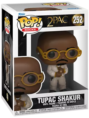 Buy 5453886 3291694 Merchandising Tupac: Funko Pop! Rocks - 2Pac - Tupac Shakur (Wine • 16.93£
