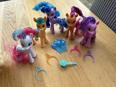 Buy My Little Pony Movie Unicorn Party Celebration Set - 5 Action Figure Toy Horses • 10£