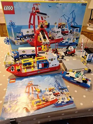 Buy Vintage LEGO 6542 Launch & Load Seaport With Box And Instructions. • 175£