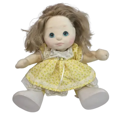 Buy Vintage 1985 Mattel My Child Doll Baby Girl Green Eyes Blonde Hair Plush Toy • 135.93£