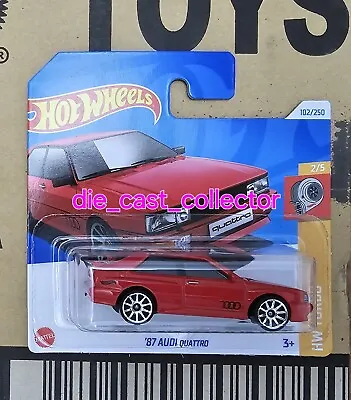 Buy HOT WHEELS 2024 1st Release D Case '87 AUDI QUATTRO Boxed Shipping Combined Post • 10.95£