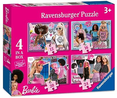 Buy Ravensburger 3174 Barbie Jigsaw Puzzles For Kids Age 3 Years Up-4 In A Box (12,  • 8.13£