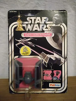 Buy Vintage Star Wars Darth Vader Tie Fighter With Original Box & Stand 1977 Palitoy • 150£