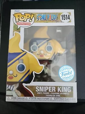 Buy Funko Pop! Anime One Piece Sniper King #1514 Funko Exclusive • 12£
