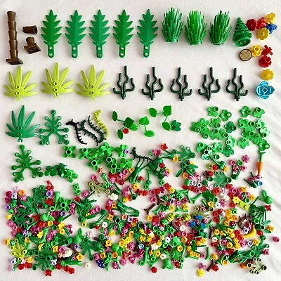 Buy LEGO Greenery Bundle Palm Trees Leaves Vintage Plants Flowers Swordleaf Joblot • 5.50£