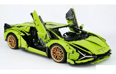Buy Technic: Lamborghini Sian FKP 37 Sports Car Set Building Bricks NO BOX 42115 UK • 49.99£