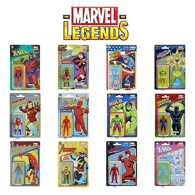 Buy Hasbro Kenner Marvel Legends Series 10cm Retro 375 Collection Action Figures • 9.99£
