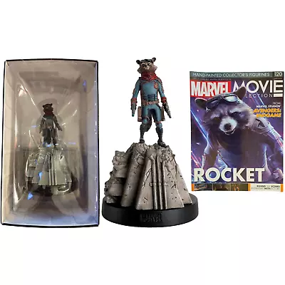 Buy Super Hero Of Films Marvel Rocket 120 Figurines Collection Eaglemoss Comics TV • 36.11£