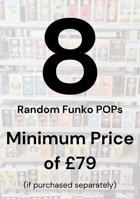 Buy Funko POP Mystery Box - Random Selection Of 8 Genuine Funko POP With Protectors • 33.80£