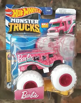 Buy Hot Wheels Monster Trucks - Barbie Campervan - 1:64 New & Sealed • 20£