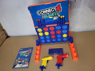 Buy Hasbro Connect 4 Blast Game With Nerf Blasters Manual And Bullets  • 9.99£