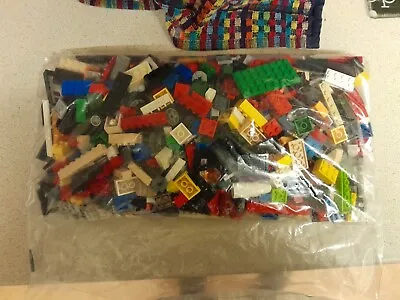 Buy Genuine Lego Bundle 1kg-1000g Pieces  Mixed Bricks ! Pieces + 2 MINIFIGURES !!!! • 8.48£