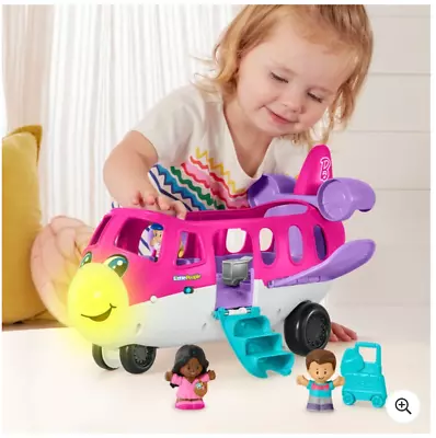 Buy Fisher-Price Little People Barbie Dream Plane - Kids Doll Airplane Playset Toys • 44.99£