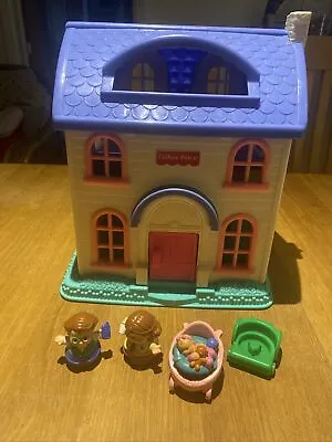 Buy Fisher Price Little People Home Sweet Home Dolls House - Vintage • 17.49£