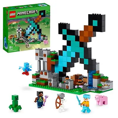 Buy LEGO Minecraft 21244 The Sword Outpost Age 8+ 427pcs • 32.49£