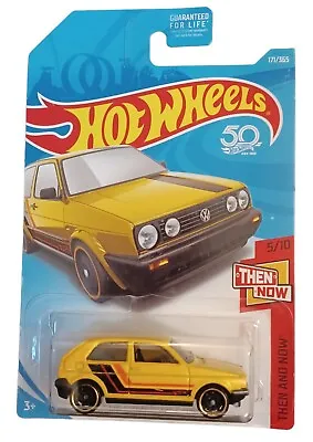 Buy 2018 Hot Wheels Volkswagen Golf MK2 #171 Yellow • 3.95£