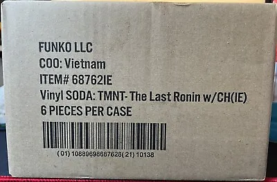 Buy Funko Soda TMNT The Last Ronin C/W Chase Sealed Case • 70£