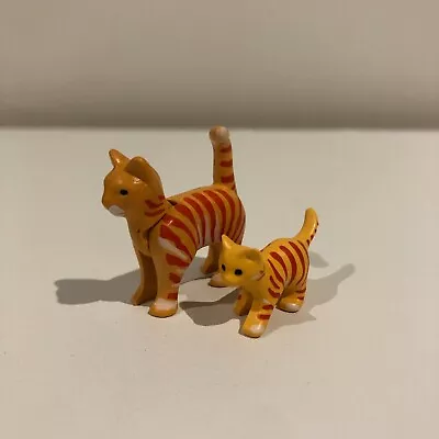 Buy Playmobil Zoo Animals & Wildlife: Unused Cat & Kitten - Ginger Stripy • 4£