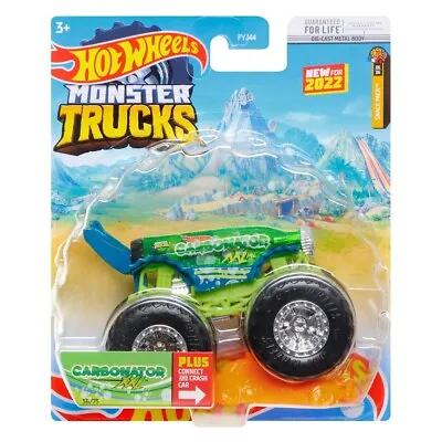 Buy Hot Wheels - 2022 Monster Trucks Snack Pack 6/6 Carbonator XXL 56/75 (BBHCP35) • 12.66£