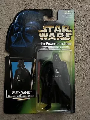 Buy Star Wars Power Of The Force Darth Vader With Lightsaber And Cape - Kenner 1995 • 10.99£