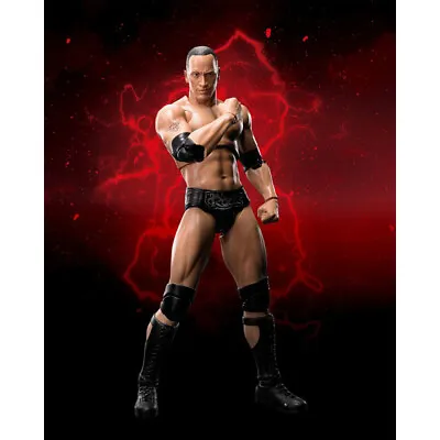 Buy WWE The Rock Bandai Tamashii Nations SH Figuarts Action Figure Wresting | GD UK • 43.99£